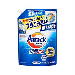 434272 КАО Attack ЕХ Средство для стирки белья  с ароматом свежести м/у 900 г 434272 - фото 1002