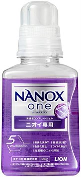 350651 LION Top Nanox One Odor Жидкое средство для стирки дезодорирующее действие + сохранение цвета, суперконцентрат 380 г 350651 - фото 1108