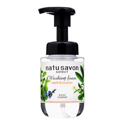387575 KOSE Softymo Natu Savon Washing Foam Увлажняющая пенка для умывания, с ароматом яблока и жасмина, 180мл 387575 - фото 1151