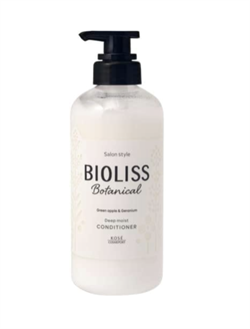 540642 KOSE Bioliss Botanical Conditioner Deep Moist Глубокоувлажняющий кондиционер для волос с органическими маслами и растительными экстрактами, с ароматом зеленого яблока и герани, 480мл 540642 - фото 1164