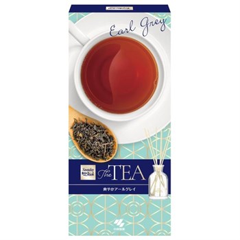 089552 KOB Kobayashi EARL GREY TEA Ароматический диффузор для дома с палочками Цитрусово-цветочный стеклянный флакон + наполнитель + палочки 70 мл 089552 - фото 1212
