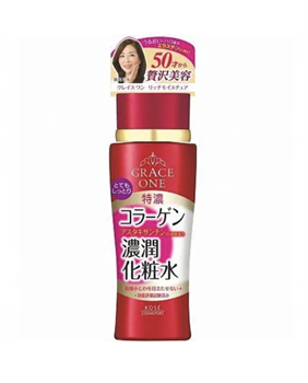 383980 KOSE Grace One Perfect Moisture Lotion Концентрированный глубокоувлажняющий лосьон для ухода за зрелой кожей лица, с нежным ароматом прованской розы, 180мл 383980 - фото 1249