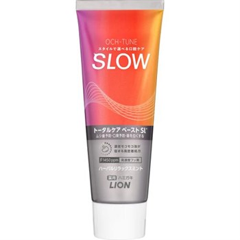 362920 LION Och-Tune Slow Лечебно-профилактическая зубная паста с  мятно-травяным вкусом 130г 362920 - фото 1261