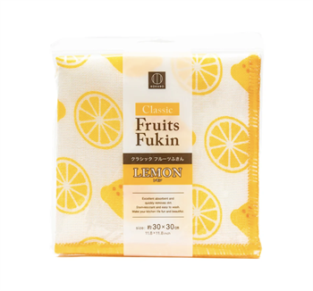805853 KOKUBO Classic Fruit Салфетка для посуды и кухни, с высокой впитывающей способностью Лимон 30 x 30см 1 шт 805853 - фото 1313