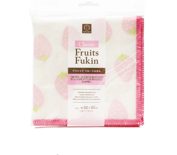 805860 KOKUBO Classic Fruit Салфетка для посуды и кухни, с высокой впитывающей способностью Клубника  30 x 30см 1 шт 805860 - фото 1315