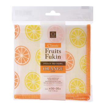 805891 KOKUBO Classic Fruit Салфетка для посуды и кухни, с высокой впитывающей способностью Апельсин 30 x 30см 1 шт 805891 - фото 1321