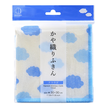 805990 KOKUBO Kayaori Салфетка для посуды и кухни, с высокой впитывающей способностью Облако 30 x 30см 1 шт 805990 - фото 1326