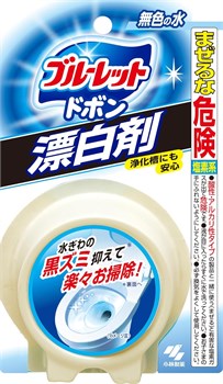 087909 Kobayashi Bluelet Dobon Cleaning Bleach Очищающая таблетка для бачка унитаза с отбеливающим эффектом 120г 087909 - фото 166