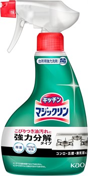 036155 KAO Пенящееся чистящее и дезодорирующее средство Magic Clean для уборки на кухне 400мл 036155 - фото 317