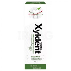 902991 MKH Xyldent Отбеливающая зубная паста гелевая зелёный чай и прополис 110г 902991 - фото 371