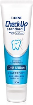 329770 LION DENT Check-Up Pure Mint Зубная паста для защиты от кариеса со вкусом мяты туба 135г 329770 - фото 476