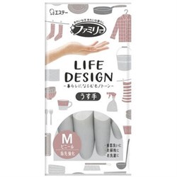 722457 ST Family Life Design Перчатки виниловые для бытовых нужд с уплотнением в области кончиков пальцев размер M, 1пара 722457 - фото 488