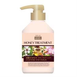 039070 KUMANO YUSHI Deve 3 Honey Бальзам-ополаскиватель для волос 450мл 039070 - фото 55