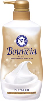 010467 COW Bouncia Premium Moist Жидкое увлажняющее мыло для тела с керамидами, коллагеном и гиалуроновой кислотой 460мл 010467 - фото 636