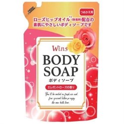 830998 Nihon Wins Body Soap Rose Крем-мыло для тела с розовым маслом 340гр м/у 830998 - фото 653