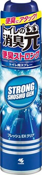 047224 Kobayashi Shoshuugen Strong Освежитель воздуха для туалета, спрей, экстра сильный эффект поглощения запахов, 280 мл. 047224 - фото 807