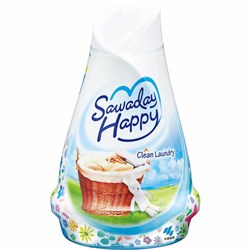 088234 KOBAYASHI Sawaday Happy Clean Laundry Освежитель воздуха для комнаты с приятным ароматом чистого белья 120г 088234 - фото 833