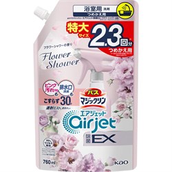 434586 KAO Bath Magiclean Air Jet Flower Shower Средство для ванной комнаты с цветочным ароматом м/у 760мл 434586 - фото 873