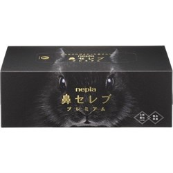 636191 NEPIA Hana-Celeb Tissue Premium Трехслойные премиальные бумажные салфетки, белые, без аромата, 130шт 636191 - фото 948