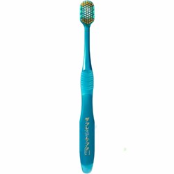 362303 EBISU The Premium Care Periodontal Pocket Plus Зубная щетка с широкой чистящей головкой овальной формы, со сверхтонкими концами щетинок и боковыми очищающими пучками, 7-рядная, мягкая 362303 - фото 980