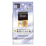 333173 LION Ban Premium Refresh Shower Sheets Дезодорант для всего тела в форме салфеток с пудрой Цветочное мыло 30 шт 333173