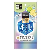 333296 LION Ban Premium Refresh Shower Sheets Дезодорант для всего тела в форме салфеток  с пудрой и охлаждающим эффектом Цветущий цитрус 30 шт 333296