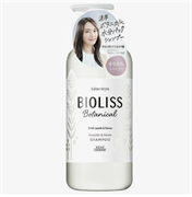 540659 KOSE Bioliss Botanical Shampoo Smooth & Sleek Шампунь с органическими маслами и растительными экстрактами для гладкости и блеска волос, с ароматом свежего яблока и пиона, 480мл 540659