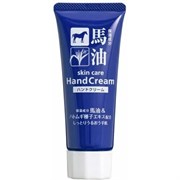 833298 KUMANO YUSHI Horse Oil & Hatomugi Hand Cream Крем для рук питательный, с лошадиным жиром и экстрактом бусенника, 60г 833298