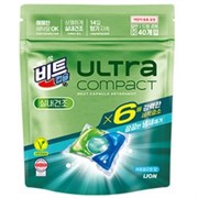 633372 Lion Korea Ultra Compact Indoor Drying Капсулы для стирки  Яблоня суперферменты 8 г х 40 шт 633372