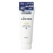 100570 MANDOM Lucido EX Oil Clear Мужская пенка для умывания с коэнзимом Q10 и экстрактом зеленого чая, без аромата, туба 130г 100570