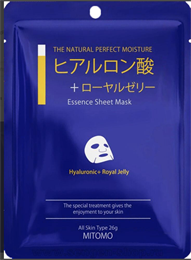 537903 MITOMO Hyaluronic + Royal Jelly Mask Тканевая маска для лица с гиалуроновой кислотой и маточным молочком, 1шт. 537903