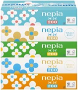 181899 NEPIA Nepinepi Tissue Салфетки бумажные двухслойные спайка 5Х200шт 181899