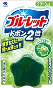 087879 Kobayashi Bluelet Dobon Double Herb Таблетка для бачка унитаза очищающая и дезодорирующая с ароматом трав 120г 087879