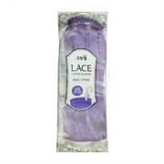 046479 Перчатки из натурального латекса LACE LATEX GLOVES укороченные с крючками для сушки фиолетовые размер L 1 пара 046479