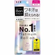 300304 LION Дезодорант-антиперспирант роликовый ионный BAN Platinum без запаха 40мл 300304