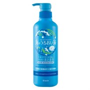 758064 KRACIE Umi No Uruoiso Moisture Шампунь-кондиционер с экстрактами морских водорослей  цветочно-морским ароматом, 490мл 758064