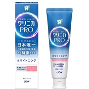 339106 LION Clinica Pro Whitening Refresh Mint Отбеливающая зубная паста с энзимами, со вкусом освежающей мяты, 95г 339106