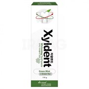 902991 MKH Xyldent Отбеливающая зубная паста гелевая зелёный чай и прополис 110г 902991
