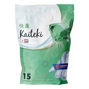 620641 Kaiteki Softener Капсулы для стирки 3 в 1 15Х8г 620641