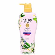 385700 KOSE Salon Style Rich Moisture Кондиционер для волос увлажняющий, с маслами, с ароматом цветов и трав, 500мл 385700