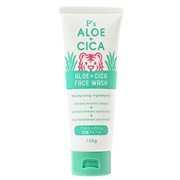 831171 KUMANO YUSHI P's ALOE+CICA Face Wash Пенка для умывания с экстрактом алоэ и центеллы азиатской туба 130г 1/48 831171