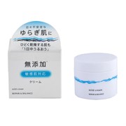 297021 MEISHOKU Repair&Balance Mild Cream Увлажняющий крем для чувствительной кожи лица с экстрактом моринги и центеллы азиатской, с ароматом трав и цитрусовых, 45г 297021