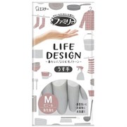 722457 ST Family Life Design Перчатки виниловые для бытовых нужд с уплотнением в области кончиков пальцев размер M, 1пара 722457