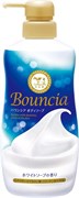 010955 COW Bouncia White Soap Сливочное жидкое увлажняющее мыло для тела с маслом ши, коллагеном, гиалуроновой кислотой 480мл 010955