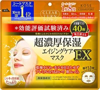 387926 KOSE Clear Turn Moisturizing Mask EX Тканевая маска для лица 40шт 387926