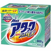 365545 KAO Attack Bio EX Универсальный концентрированный стиральный порошок с био-ферментами 900 г 365545