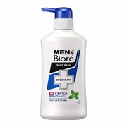 306074 KAO Men's Biore Увлажняющее и дезодорирующее мужское жидкое мыло для тела с ароматом мяты 440мл 306074