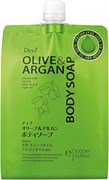 032941 KUMANO YUSHI Deve Olive&Argan Body Soap Жидкое мыло для тела с аргановым и оливковым маслом 1000мл 032941