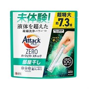 420275 KAO Attack Zero Perfect Stick for Room Drying Стиральный порошок в стиках для сушки белья в помещениях, с антибактериальным эффектом и освежающим морским ароматом, 51 стик (общий вес упаковки 663г.) 1/8 420275