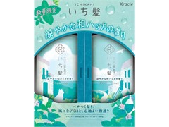788467 KRACIE Ichikami Shampoo & Conditioner Japanese Peppermint Увлажняющий шампунь + Кондиционер 2х480мл 788467